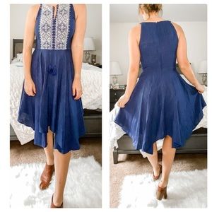 White House Black Market Midi Dress Sz 6